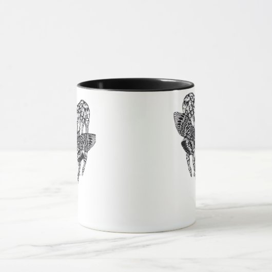 Mug Chevalier de mort Moth Classic - Squelette Coeur m (Centre)