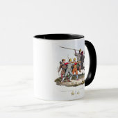 Mug Chevalier et archers normands, 1066, 'du bras (Devant droit)