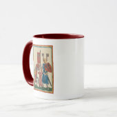 Mug Chevalier et écureuil, Art médiéval du XIVe siècle (Devant gauche)