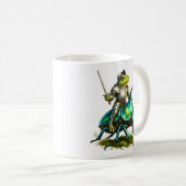 Mug Chevalier Grenouille et Scarabée de Combat (Devant droit)