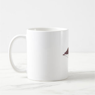 Mug Chevalier grivelé art de l'oiseau à l'aquarelle