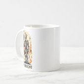 Mug Chevalier médiéval Abstrait Embrasser la bravoure (Devant gauche)