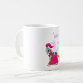 Mug Chevalier médiéval cheval en armure Fantaisie (Devant gauche)