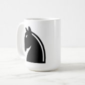 Mug Chevalier noir (Devant gauche)