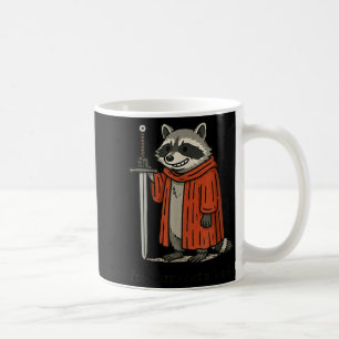 Mug Chevalier Raton Laveur Médiéval Drôle Je Suis Épui