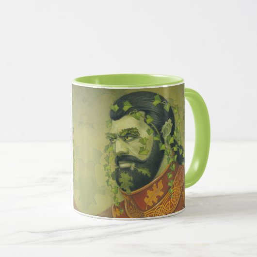 Mug Chevalier vert (Devant droit)