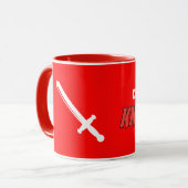 Mug Chevaliers Rouges de Columbus (Devant gauche)