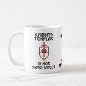 Mug Chevaliers Templier MOTO Histoire Médiévale Insign (Gauche)