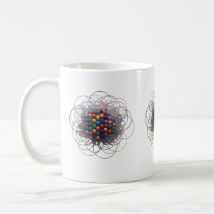 Mug Chevauchement de cercles colorés - Classi moderne