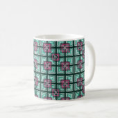 Mug Chevauchement des Carrés (Devant droit)