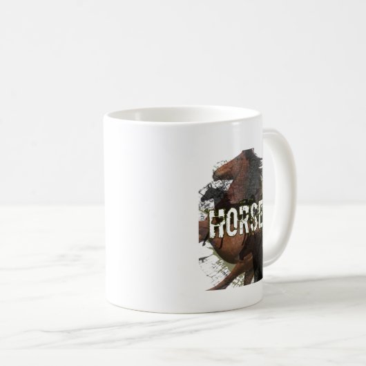 Mug chevaux (Devant droit)