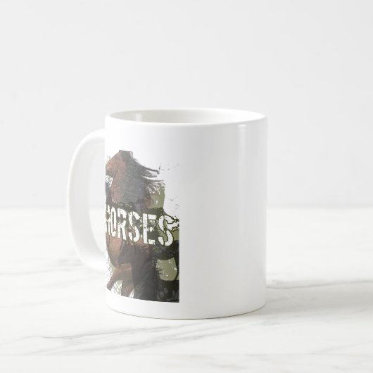Mug chevaux (Devant gauche)