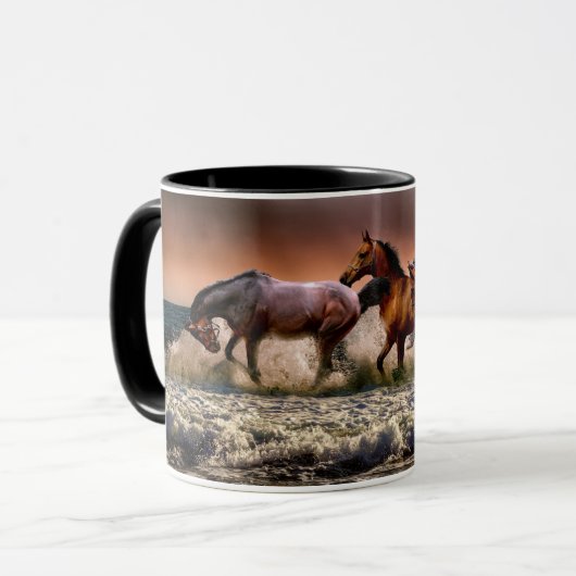 Mug Chevaux (Devant gauche)