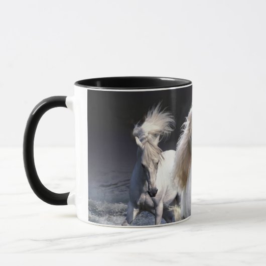 Mug Chevaux à lancer l'oreiller (Gauche)