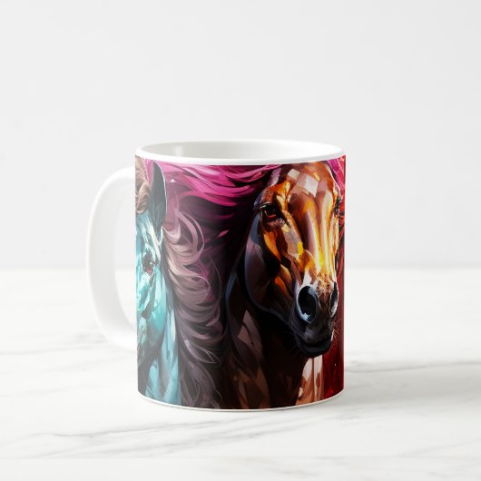 Mug Chevaux Ai (Devant gauche)