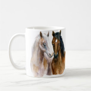 Mug Chevaux aquarelle