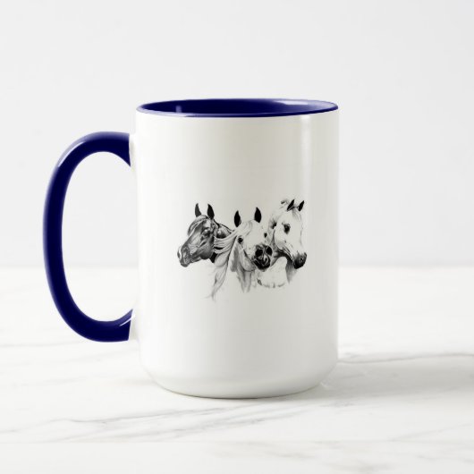 Mug Chevaux Arabes (Gauche)