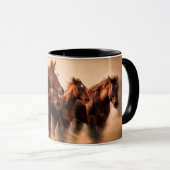 Mug Chevaux au galop (Devant droit)