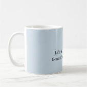 Mug Chevaux blancs Baby Blue (Gauche)