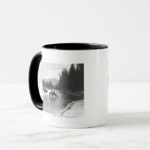 Mug Chevaux buvant de et traversant une rivière (Devant gauche)
