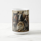 Mug Chevaux, chats et chiens (Centre)