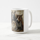 Mug Chevaux, chats et chiens (Devant droit)