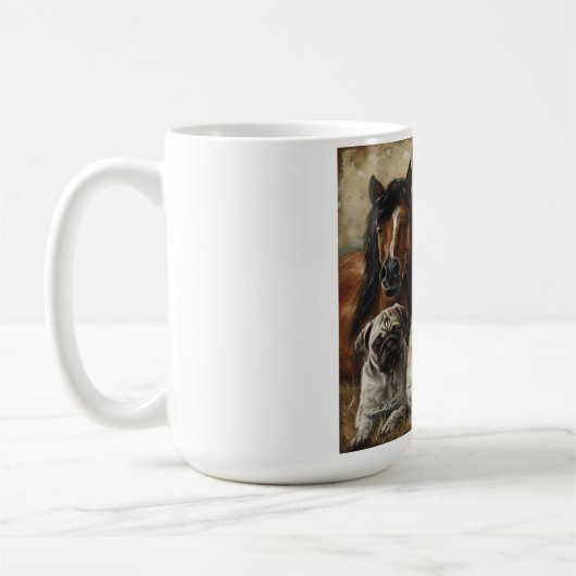 Mug Chevaux, chats et chiens (Gauche)