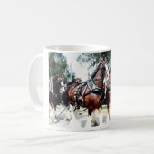 Mug Chevaux Clydesdale (Devant gauche)