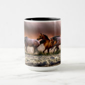 Mug Chevaux courir dans le Surf (Centre)