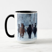 Mug Chevaux dans le froid (Gauche)
