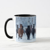 Mug Chevaux dans le froid (Gauche)