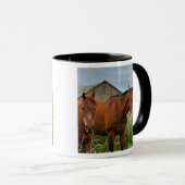 Mug Chevaux dans un champ dans la Palouse 3 (Devant droit)