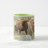 Mug Chevaux Dartmoor, Angleterre Thé/Mug de café (Centre)