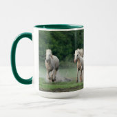 Mug Chevaux de Camargue courant dans l'eau (Gauche)