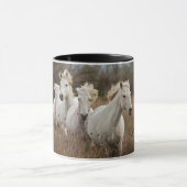 Mug Chevaux de Camargue en course (Centre)