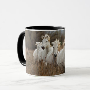 Mug Chevaux de Camargue en course