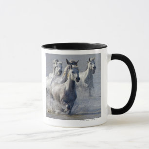 Mug Chevaux de Camargue fonctionnant sur le marécage