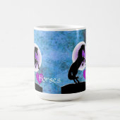 Mug Chevaux de coeur V (bleu/vert) (Centre)