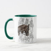 Mug Chevaux de contrainte collectés FEI (Gauche)