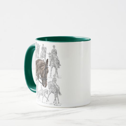 Mug Chevaux de contrainte collectés FEI (Devant gauche)