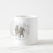 Mug Chevaux de course à la galopante (Devant gauche)