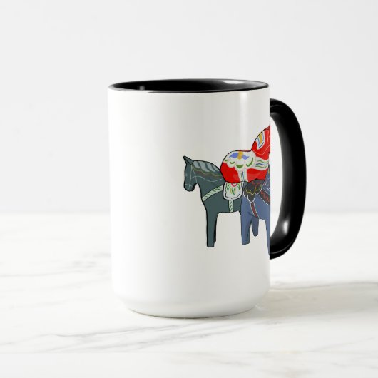 Mug Chevaux de Dala (Devant droit)