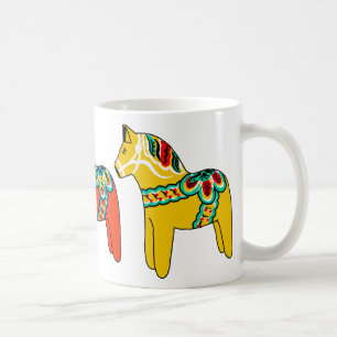 Mug Chevaux de Dala de Suédois