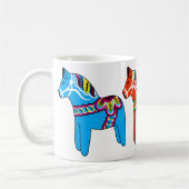 Mug Chevaux de Dala de Suédois (Gauche)