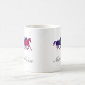 Mug chevaux de ferme personnalisés (Centre)