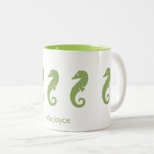 Mug - Chevaux de mer (vert)
