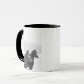 Mug Chevaux de neige (Devant gauche)