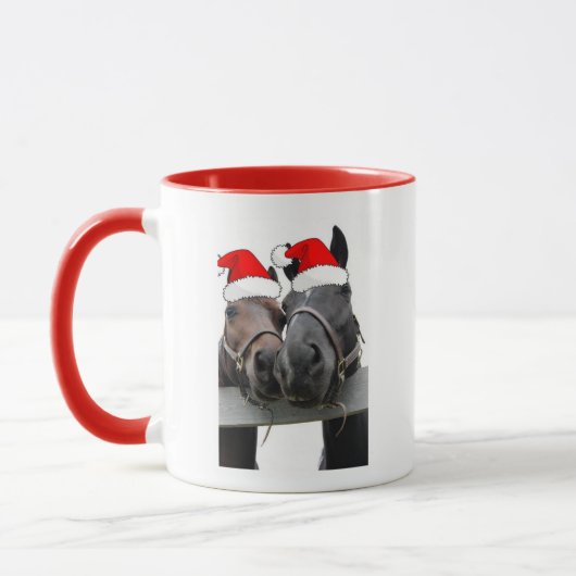 Mug Chevaux de Noël (Gauche)