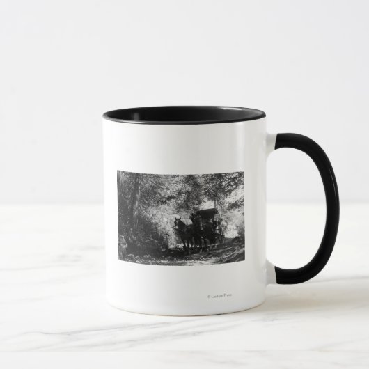 Mug Chevaux de transport en panne (Droite)