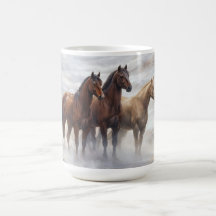 Chevaux de vacances de Noël Jolis